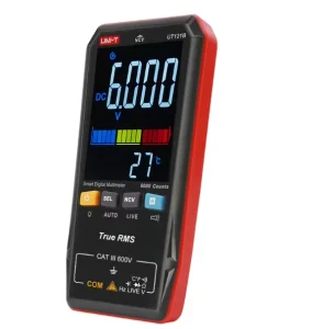 UNI T UT122 Large Display Digital Multimeter 6000 Counts Smart Auto Ranging Anti Burn Electrician Multimeter