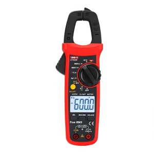 UNI T UT204+ Digital Clamp Meter True RMS 600A AC DC Current Measures Voltage Capacitance Resistance Frequency Battery