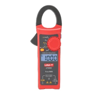 UNI T UT206C Clamp Meter True RMS AC DC Voltage Current Tester Low Pass Filter High Precision Handheld Electrical Measuring Tool