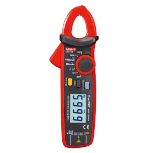 UNI T UT211B True RMS Miniature High Precision Digital Clamp Meter with Unique Low Range Small Jaw Design for Resistance Measurement