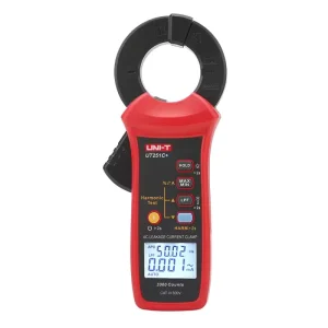 UNI T UT251C+ Leakage Current Clamp Meter 60A AC Digital Ammeter Pliers True RMS Hold C PLUS China Standard Mounting