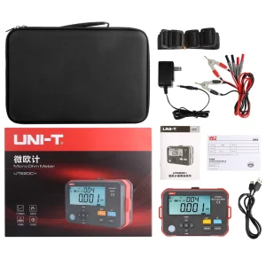 UNI-T UT620C+ Micro-ohmmeter 0.001mΩ-300.0KΩ Digital DC Low Resistance Meter LCD