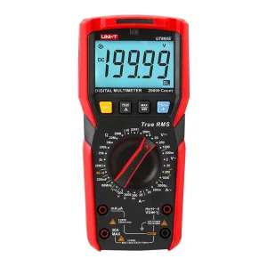 UNI T UT89XE Digital Multimeter 45 Digit High Precision AC DC Voltage LCD Display CAT III 600V Protection 1000V Range