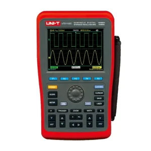 UNI-T UTD1102C Handheld Digital Storage Oscilloscope 100MHz 2 Channels DC AC Voltage Current Resistance Capacitance Multimeter