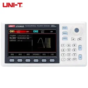 UNI-T UTG962E Function Arbitrary Waveform Generator Signal Source Dual Channel 200MS/s 14bits Frequency Meter 60Mhz