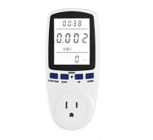 US 120V AC Power Meter Digital Wattmeter Energy Watt Calculator Monitor Electricity Consumption Measuring Socket Analyzer