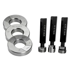 US Standard UNF Threaded Ring Gauge GCr15 Grade 0-100mm 0.01mm Accuracy Tolerance 1/4″-1″