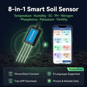 USB Garden Soil Tester Soil Moisture EC PH NPK Tester