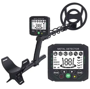 USB Sensitivity Kids and Adults’ IP65 Black Industrial Metal Detector GT866 5.0KHz 20cm Coil