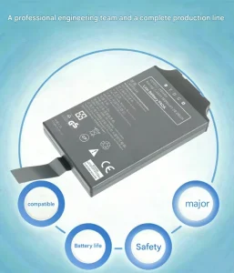 USM GO Flaw Detector Battery GEIT1255323 GEIT1480180C for Consumer Electronics Operating Temp 0 45 230g 127x74x14mm