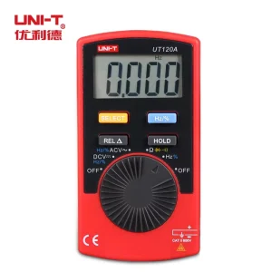 UT120C Pocket Portable Digital Multimeter, Automatic Ranging, 4-Digit Display, 600V AC/DC