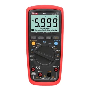 UT139E Digital Multimeter 0.5%+2 Accuracy 600V AC/DC Anti-Short-Circuit Low Battery Indicator