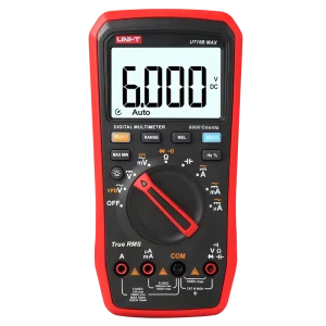 UT15B MAX True RMS Digital Multimeter 0.4%+3 Accuracy 0.1A-10A AC/DC Current 0.1mV-1000V AC/DC Voltage