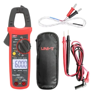 UT204+ Digital Clamp Meter 600A AC/DC Current Voltage Resistance Tester