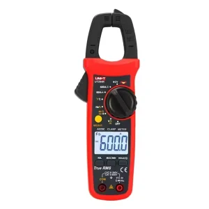 UT204R Digital Clamp Meter True RMS 60mF AC DC 600A 600V 40~1000 Celsius Pinch Ammeter Resistance Meter