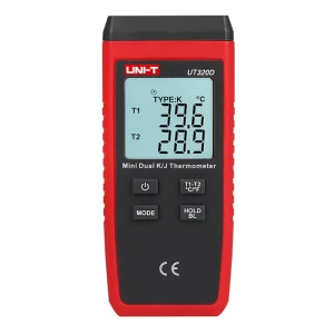 UT320D Contact Thermocouple Surface Temperature Gauge with Probe