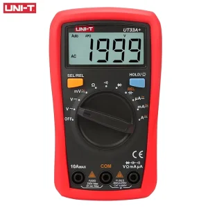 UT33A+ CAT II 600V 2mF Capacitance Test Palm Size Digital Multimeter