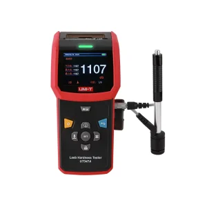 UT347A Digital Leeb Hardness Tester with Vickers Scale, Portable Metal Tester, 640×480 Pixels