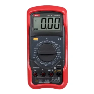 UT51 2000-Count Manual-Ranging Digital Multimeter DC 200mV-1000V AC 200mV-750V DC/AC 2mA-10A Resistance 200-200M
