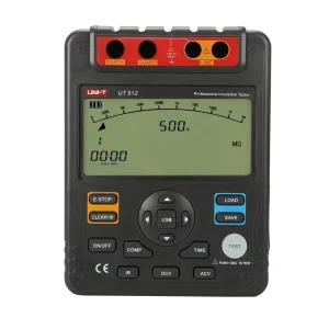 UT512 Digital 2500V Insulation Resistance Tester Meter Electronic Measuring Instrument