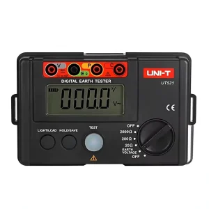 UT521 Digital Earth Tester High Accuracy 0-200V Earth Ground Insulation Resistance Meter Ohmmeter