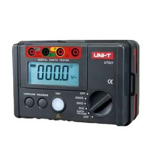 UT521 UT522 Digital Ground Tester 4000 Earth Resistance Meter 2-Wire 3-Wire Test A492
