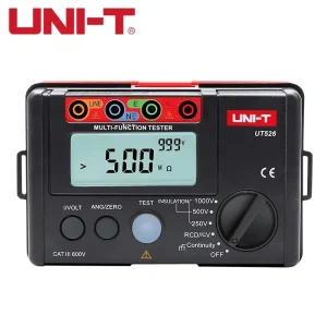 UT526 Digital Multifunction Electrical Meter Insulation Resistance Tester Ground Resistance Meter LCD Display 1000V-250V