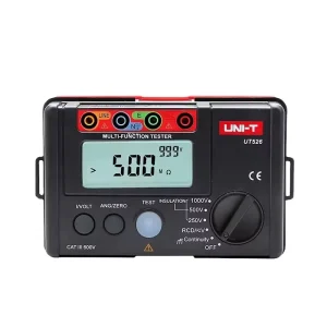 UT526 Multi-function Digital Electric Meter Electrical Insulation Tester Earth Resistance Meter RCD Tester