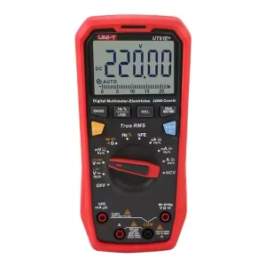 UT61E+ Digital Multimeter Tester 1000V True RMS Voltage Tester 220MHz Resistance Frequency 22000 Count Digital Only