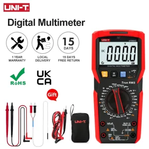 UT89X UT89XD Professional Digital Multimeter True RMS NCV 20A AC DC Current Voltmeter Capacitance Resistance Tester A547