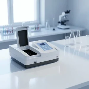 UV Vis Spectrophotometer 200 1000nm Single Beam Auto Zero Adjust Save Standard Curves Water Environmental Testing Spectrometer