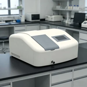 UV Vis Spectrophotometer Long Life Deuterium Tungsten Lamp 0.1nm Resolution Quantitative Measurement Lab Equipment