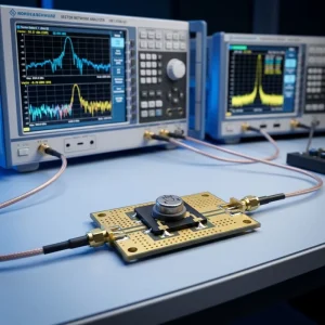 Ultra Miniature X Band Microstrip Circulator GHWS0707 AESA Radar Circulator High Isolation T R Module Circulator