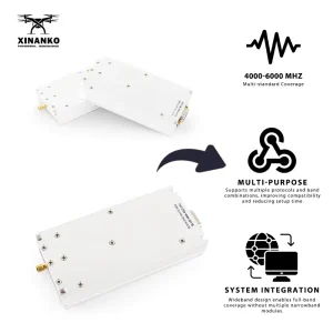 Ultra-broadband 4000-6000MHz DDS Module Digital Signal Source Module Frequency Generator With RF Power Amplifier Module