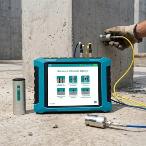 Ultrasonic Concrete Non Destructive Tester U910 Digital Pulse Velocity Crack Depth Flaw Detection ASTM C597 EN 12504