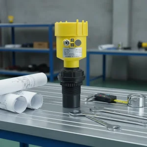 Ultrasonic Level Gauge Measuring Range 0.5% F.S. High Precision ABS Material