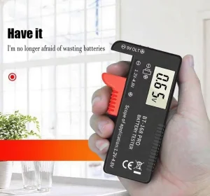Universal Battery Capacity Tester for Multiple Battery Types Without Power Supply