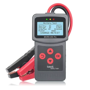 Upgrade MICRO 200 Pro Automotive Battery Tester 12 24v Battery Capacity Load Diagnostic Tool Starting and Charging System Test