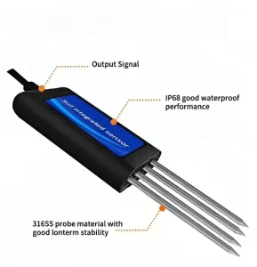 Usb Modbus Output Portable Integrated Soil Nutrient Tester Soil Ph Analyzer Soil Npk Sensor With Data Logger Multifunctional