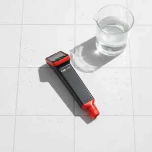 VA1020 Portable Digital PH Meter Internal Probe Waterproof Auto 3-Point Calibration Water Pools Lab Use 0-14 pH Range