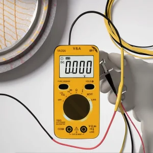 VA26A 2000 Counts Mini Pocket Digital Auto Range True RMS Voltage Multimeter Alarm Temperature Resistance Diode Type K NCV