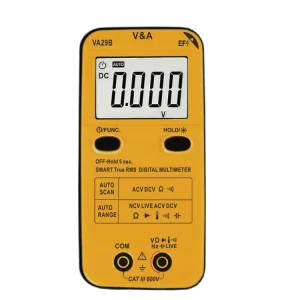 VA29B Auto-Range Digital DMM Multimeter TRMS 4000 Counts LCD AC/DC Voltage Resistance Capacitance Hz Temperature
