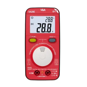 VA29E Environmental Smart Digital Multimeter Auto Scan 3999 Counts 4 Digit Display Live Test Temperature Humidity Sound Light