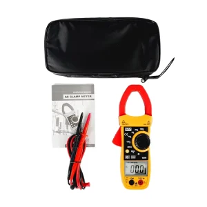 VA310 1 Digital Clamp Meter Tester Manual Multimeter AC DC Voltage Current Resistance Diode Continuity Data Hold CAT III