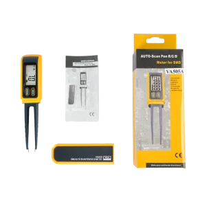 VA505B V&A Digital Pen LCR Patch Clamp Capacitance Inductance SMD Tester Tweezers Auto Scan LCD Display CE Certified Component
