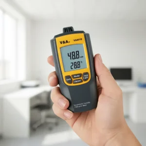 VA8010 Digital 4 Digit LCD Thermo Hygrometer Dew Point High Precision Temperature Humidity Meter CE ROHS Certified 3 AAA Battery