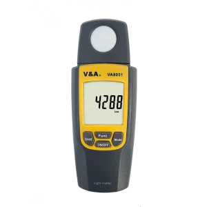VA8051 Digital Illuminance Light Meter Lux FTC Luxmeter 270 Rotated Sensor Auto Range Data Hold 30000 Lux Range LED Indoor