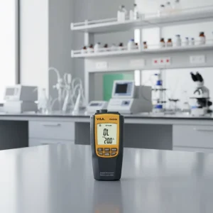 VA8090-A 2-in-1 Infrared Thermocouple Digital LCD Thermometer ABS Wireless No Contact Laser Temperature Emissivity