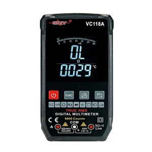 VC118A 6000-Count Large-Screen Intelligent Digital Multimeter Multifunction Tester
