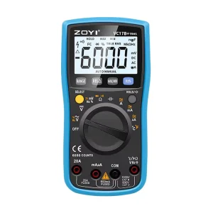 VC17B+ Auto Ranging True RMS Digital Multimeter 20A Current Measurement
